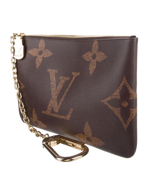 louis vuitton giant key pouch|authentic Louis Vuitton keychain.